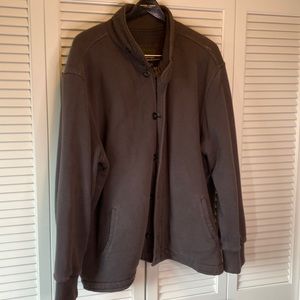 Eddie Bauer Full Zip with Buttons Heavy Sweater Size XXL